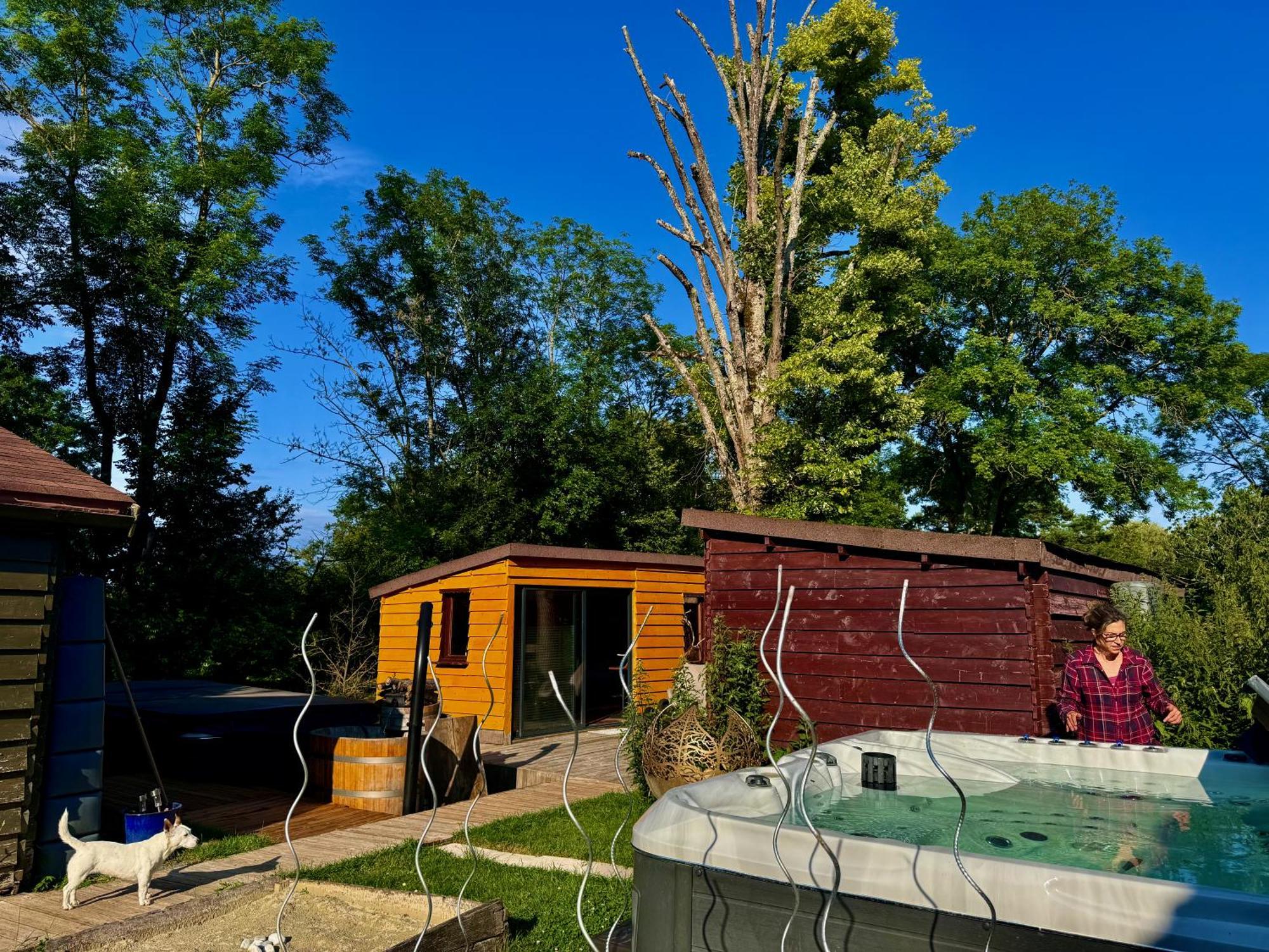 O Et Terre, Gite Ressourcement Bains Spa Cryo Sauna Et Foret Dormelles Zewnętrze zdjęcie